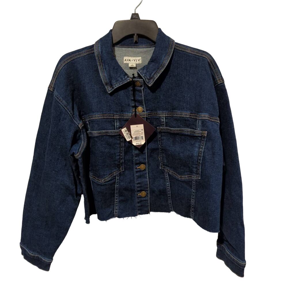 Ava & Viv Denim Jacket, 0X